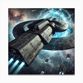 Cosmic Leviathan Cloaking Device Canvas Print