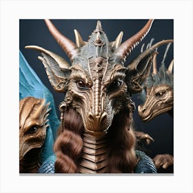 Dragons Of London Canvas Print