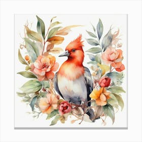 Red Cockatoo Canvas Print