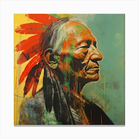 Native American Man 2 Canvas Print