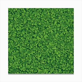 Green Leaves 2 Canvas Print