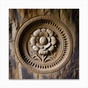 Flower Of Sarasvati Canvas Print