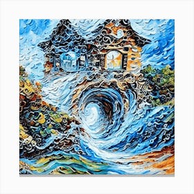Ocean House Canvas Print