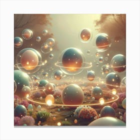 Spheres Canvas Print