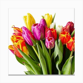 Colorful Tulips 1 Canvas Print