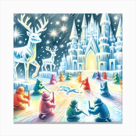 Super Kids Creativity:Santa'S Reindeer 1 Canvas Print