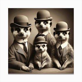 Meercats Canvas Print