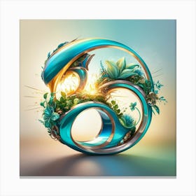 3d Art 3 Canvas Print