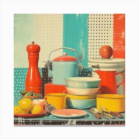 Vintage Kitchen 1 Canvas Print