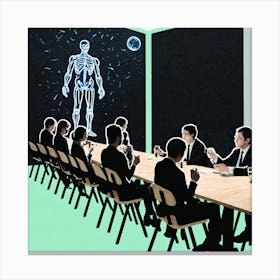 Meeting Of The Minds Canvas Print