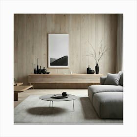 Modern Living Room 91 Canvas Print