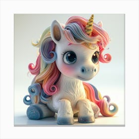 Starry Unicorn Canvas Print