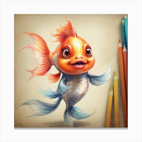 Goldfish 10 Canvas Print