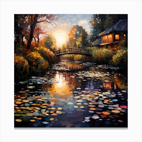 Tranquil Riverside Canvas Print