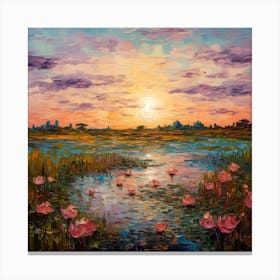 Palette Serenade: Italian Bliss Canvas Print