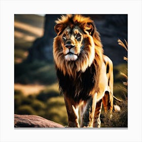 Lion art 21 Canvas Print