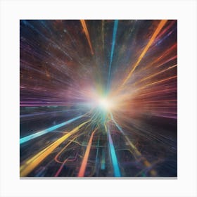 Abstract Space Background 22 Canvas Print