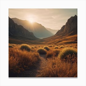 Marshy Mountain Canvas Print