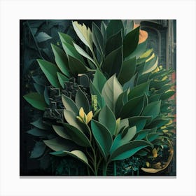 Forest Of Leaves Canvas Print