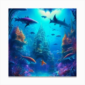 Under The Sea Canvas Print