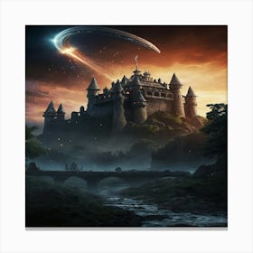 Castle In The Sky Canvas Print