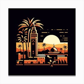 Morocco City Canvas Print