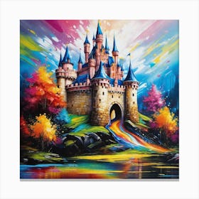 Cinderella Castle 23 Canvas Print