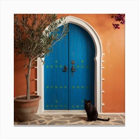 Blue Door Canvas Print