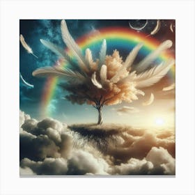 Rainbow Tree 11 Canvas Print