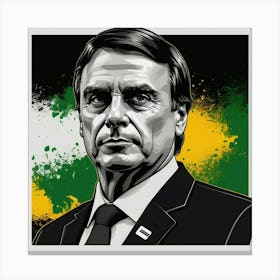 Jair Messiah Bolsonaro Canvas Print