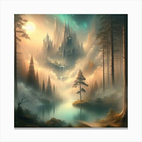 Fairytale Castle 1 Canvas Print