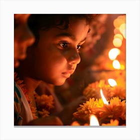 Diwali Lights 4 Canvas Print