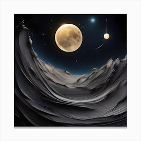 The moon Canvas Print