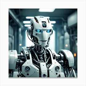 Mechanical Robot Canvas Print