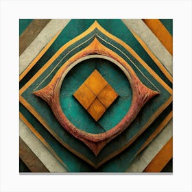 Iconic Medallion - #17 Canvas Print