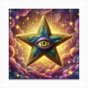 All Seeing Star Canvas Print