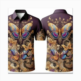 A unique design for gent's shirt having bright colors Canvas Print