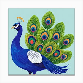 Peacock 14 Canvas Print