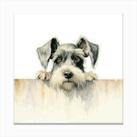 Standard Schnauzer Dog 7 Canvas Print