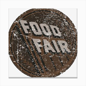 Food Fair Canvas Print