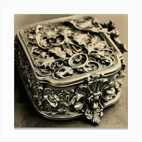 Antique Jewelry Box Canvas Print