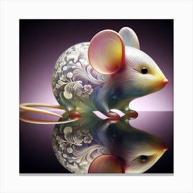 Glass Mouse 3 Canvas Print