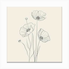 Poppies 65 Canvas Print