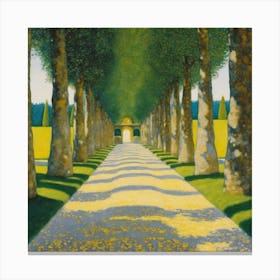 Allee At Schloss Kammer, Gustav Klimt 17 Canvas Print