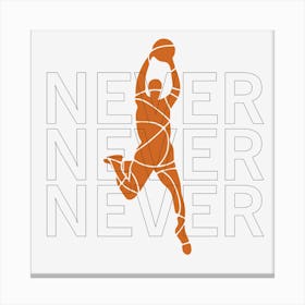 Basketball Player Canvas Print