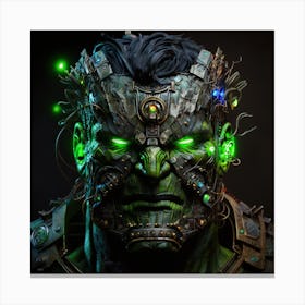 Hulk neon Canvas Print