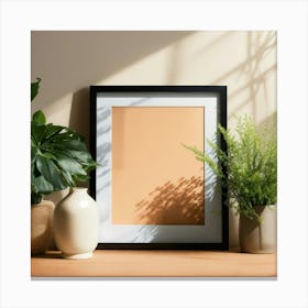 Picture Frame Mockup 6 Canvas Print