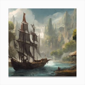 Pirate Ship 1 Canvas Print