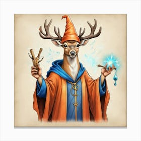 Wizard Deer Canvas Print