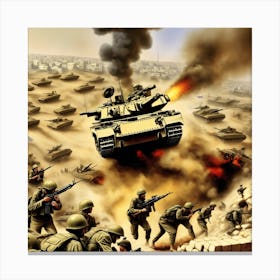 Israeli Army Canvas Print